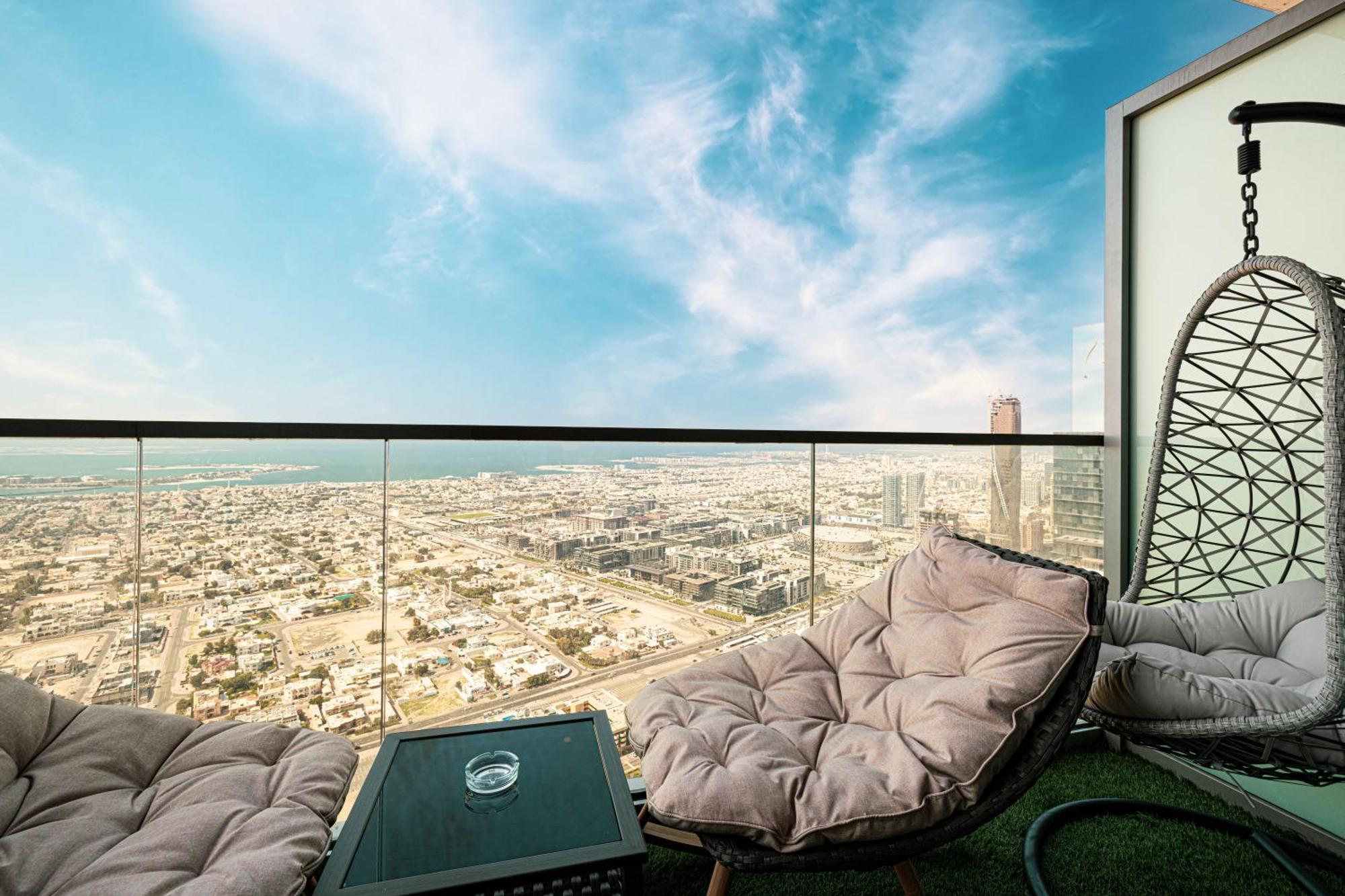 Apartmán Highest Infinity Pool In Downtown Dubaj Exteriér fotografie