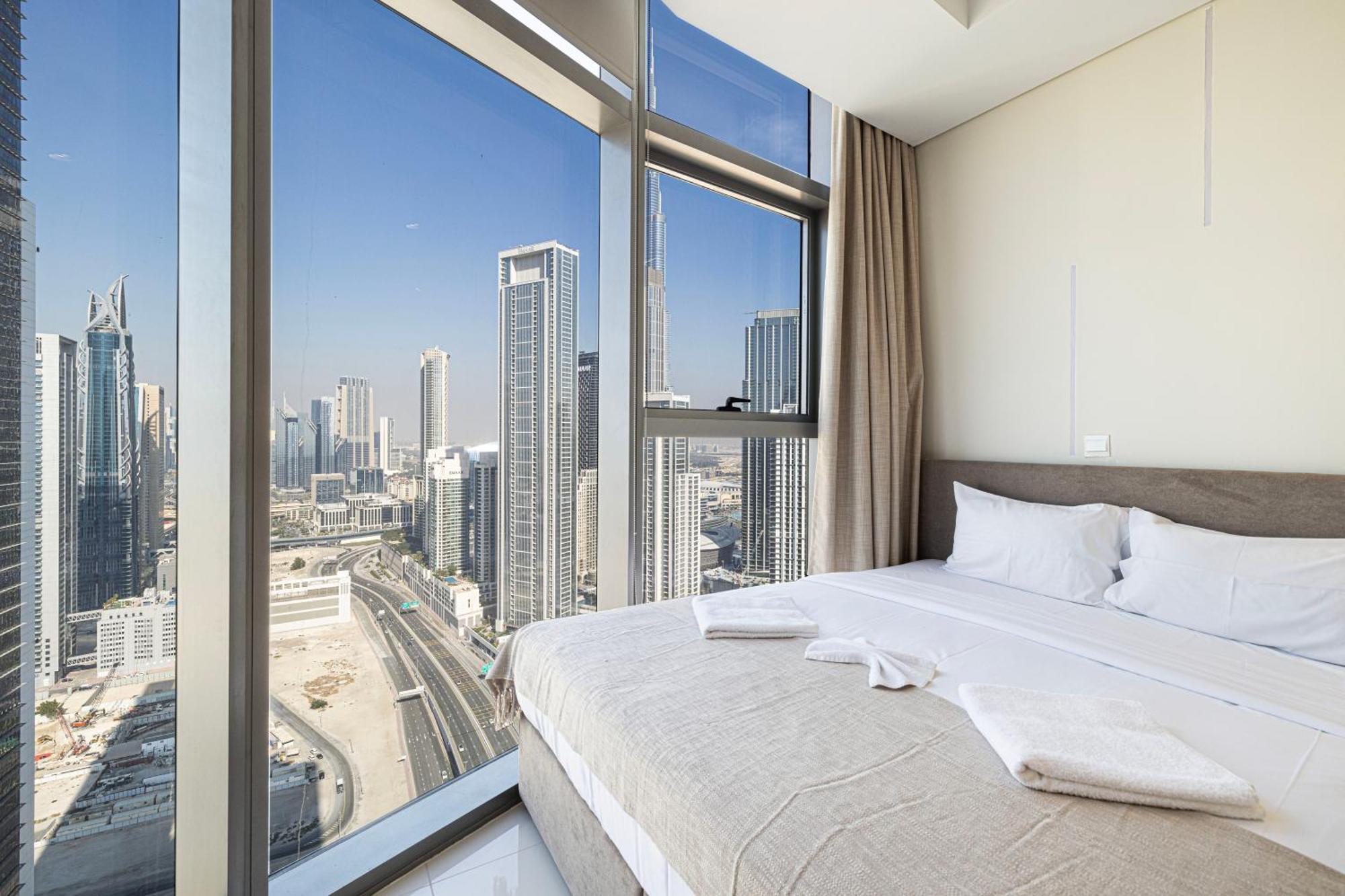Apartmán Highest Infinity Pool In Downtown Dubaj Exteriér fotografie