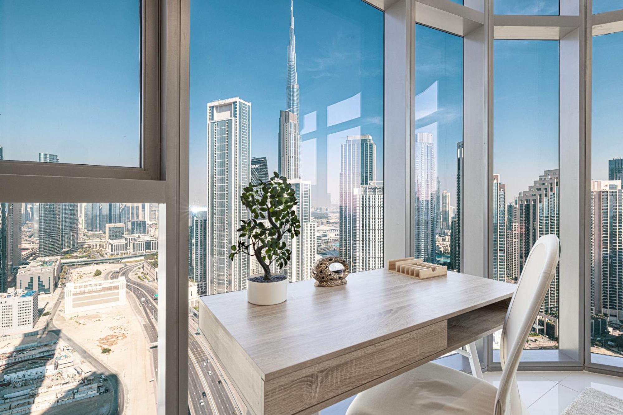 Apartmán Highest Infinity Pool In Downtown Dubaj Exteriér fotografie