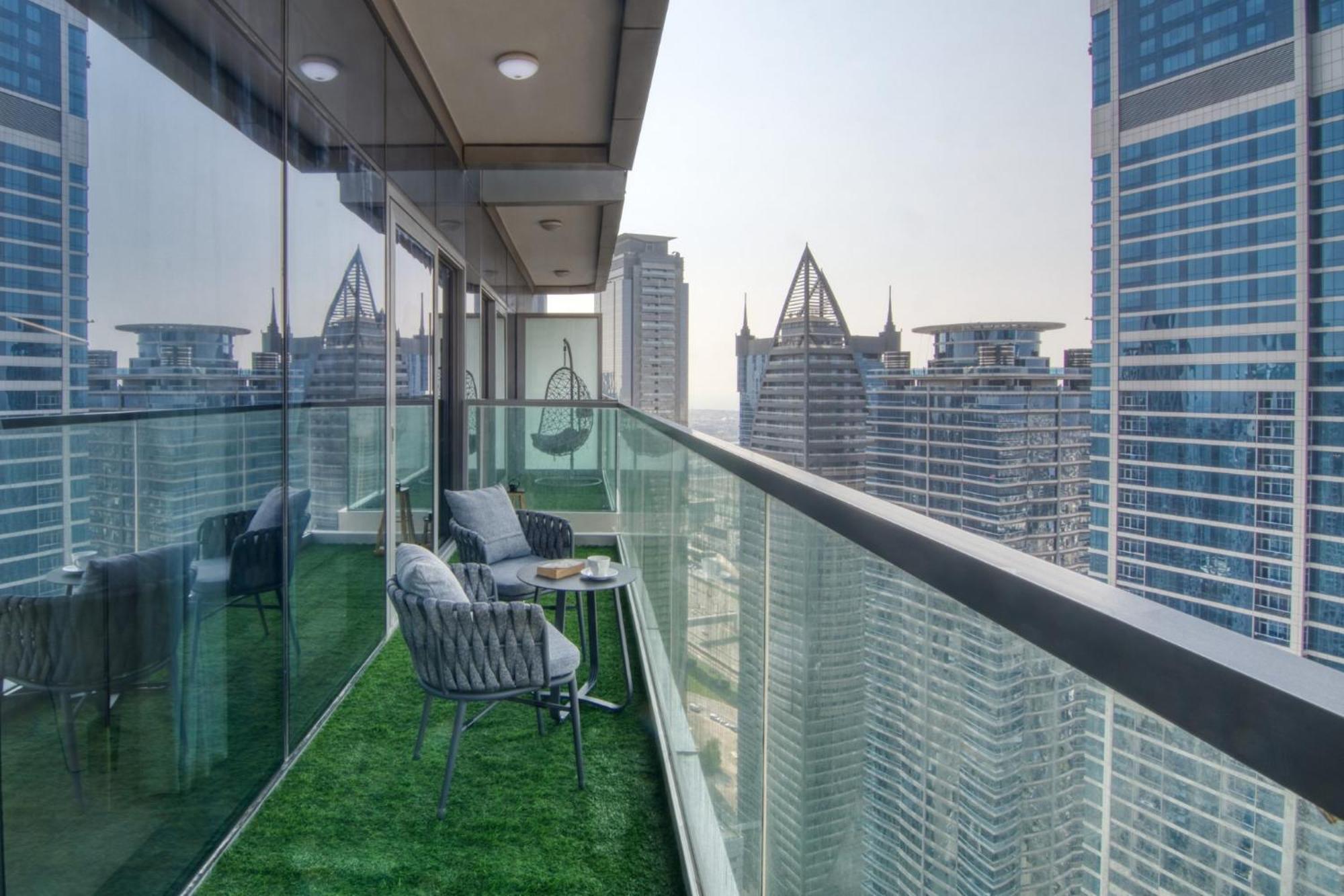 Apartmán Highest Infinity Pool In Downtown Dubaj Exteriér fotografie