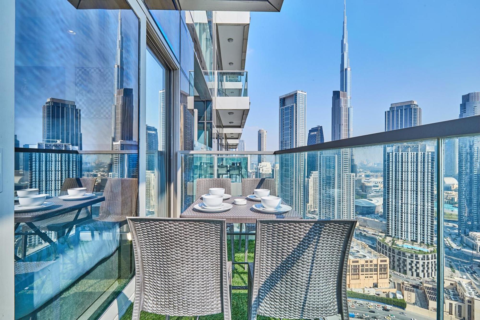 Apartmán Highest Infinity Pool In Downtown Dubaj Exteriér fotografie