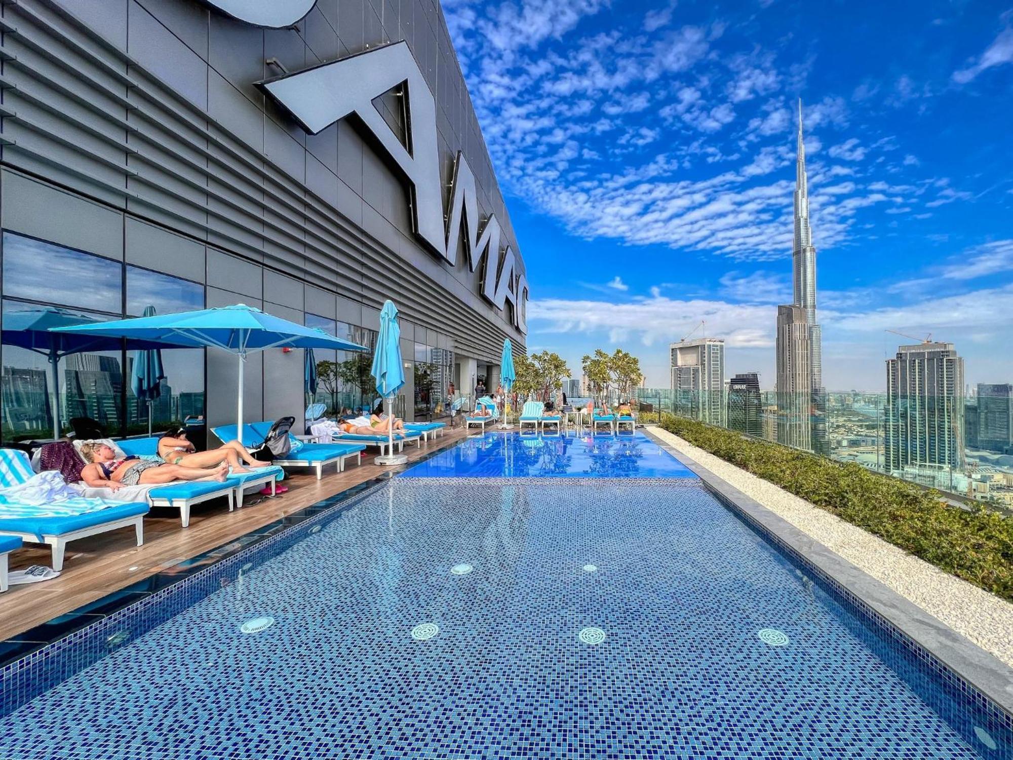 Apartmán Highest Infinity Pool In Downtown Dubaj Exteriér fotografie